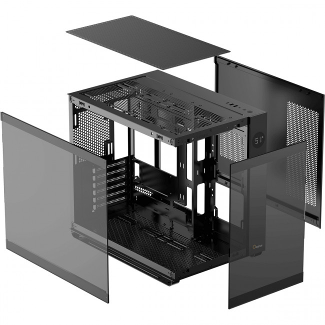 Корпус ПК без блока питания Ocypus Iota-C70-BKD600XX-GL — для бизнеса и офиса Корпус ПК без блока питания Ocypus Iota-C70-BKD600XX-GL — для бизнеса и офиса