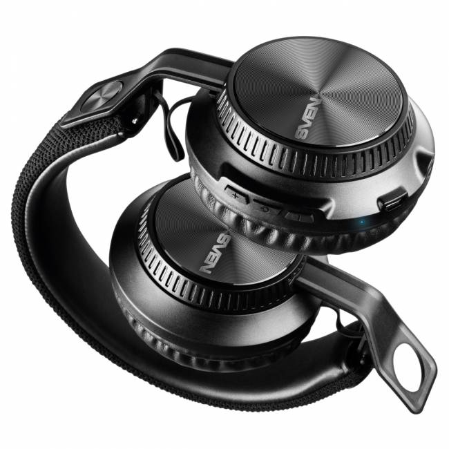 Беспроводные наушники с микрофоном SVEN AP-B630MV, черный (Bluetooth) Sven SV-019303 — для бизнеса и офиса