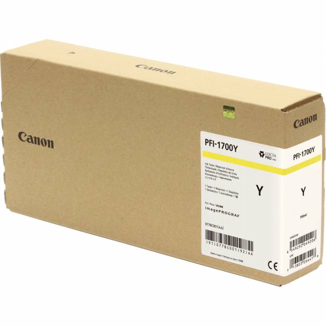 Картридж Canon PFI-1700Y (0778C001) — для бизнеса и офиса