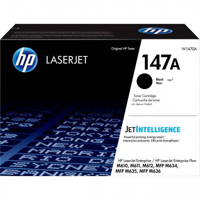 Тонер-картридж HP LaserJet 147A Black (W1470A) — для бизнеса и офиса Тонер-картридж HP LaserJet 147A Black (W1470A) — для бизнеса и офиса