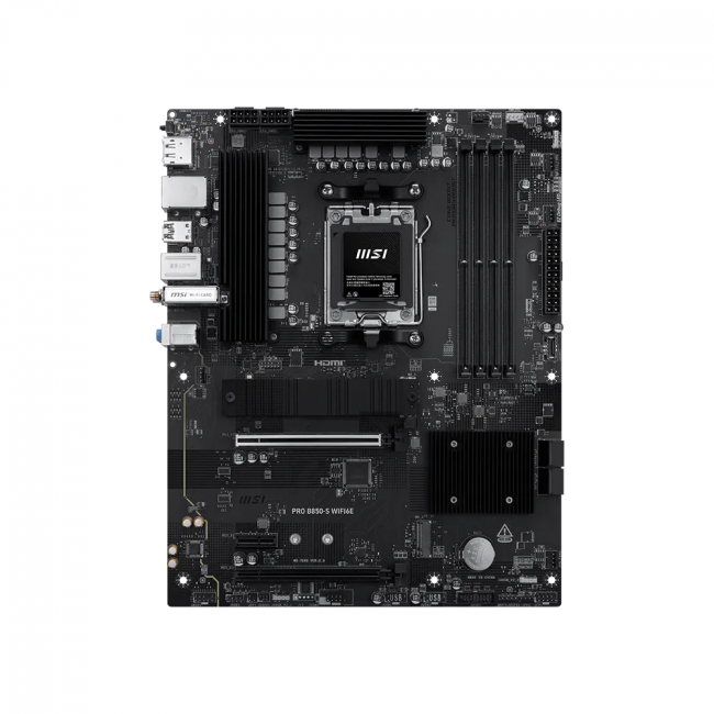 Материнская плата MSI PRO B850-S WIFI6E — для бизнеса и офиса Материнская плата MSI PRO B850-S WIFI6E — для бизнеса и офиса