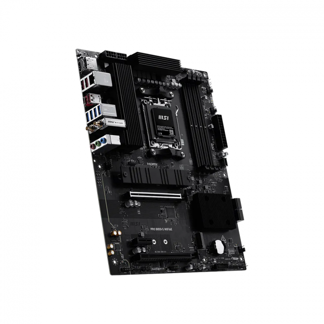 Материнская плата MSI PRO B850-S WIFI6E — для бизнеса и офиса Материнская плата MSI PRO B850-S WIFI6E — для бизнеса и офиса