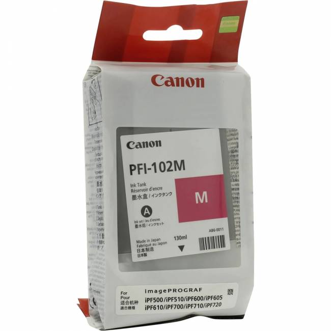 Картридж Canon PFI-102M (0897B001) — для бизнеса и офиса Картридж Canon PFI-102M (0897B001) — для бизнеса и офиса