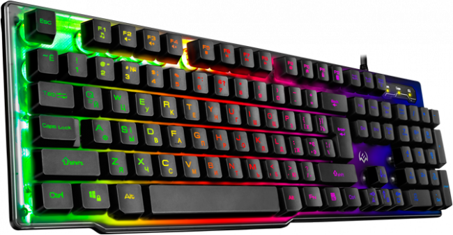 Игровая клавиатура KB-G8500 (104 кл, 12 Fn функций, прозрач. корп.,подсв, мет. основание ) Sven KB-G8500 — для бизнеса и офиса Игровая клавиатура KB-G8500 (104 кл, 12 Fn функций, прозрач. корп.,подсв, мет. основание ) Sven KB-G8500 — для бизнеса и офиса