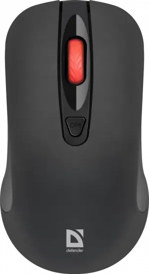 Defender Беспроводная оптическая мышь Nexus MS-195 черный,4 кнопки,800-1600 dpi Defender 52195