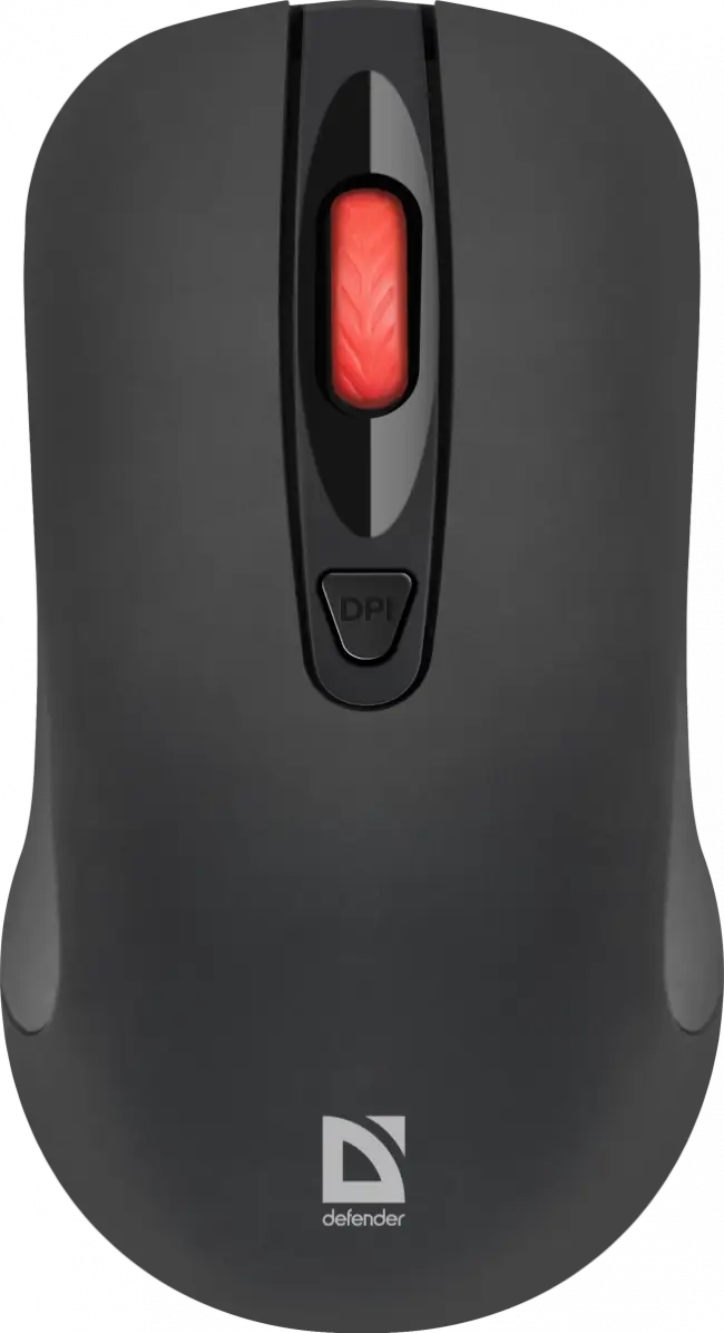 Defender Беспроводная оптическая мышь Nexus MS-195 черный,4 кнопки,800-1600 dpi Defender 52195 — для бизнеса и офиса Defender Беспроводная оптическая мышь Nexus MS-195 черный,4 кнопки,800-1600 dpi Defender 52195 — для бизнеса и офиса