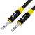 GCR Кабель 0.5m аудио jack 3.5mm/jack 3.5mm черный, AL case черный, желтая окантовка, M/M, GCR-54754 Greenconnect GCR-54754 — для бизнеса и офиса