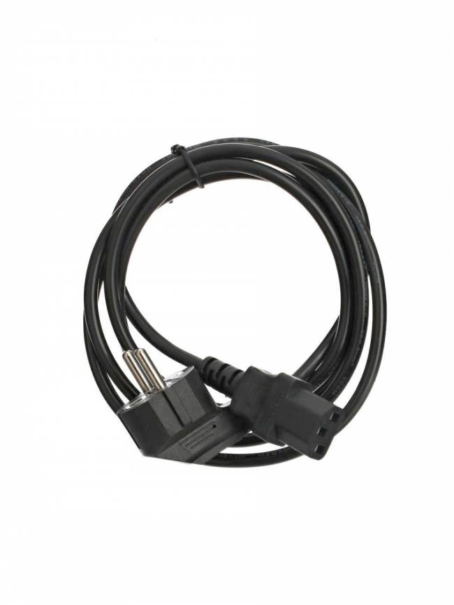 Кабель компьютер --> розетка 220V ( угловая Евровилка) <VDE> 3G*0,5mm2 VCOM <CE021-CU0.5-1.8> , 1.8м VCOM CE021-CU0.5-1.8M — для бизнеса и офиса