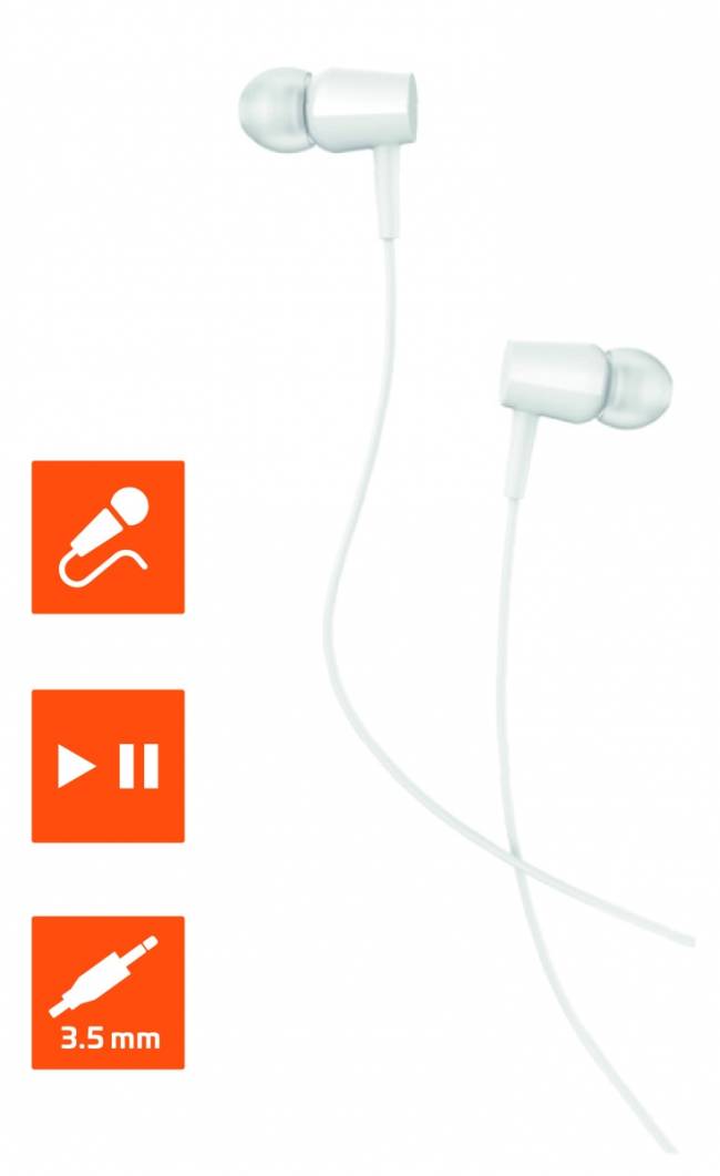 Наушники внутриканальные GoPower GPHP02 белый GoPower GPHP02 — для бизнеса и офиса