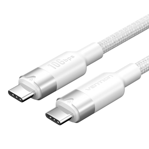Кабель Vention USB 3.2 Gen2 CM/CM - 1м. Белый 5А PD100W, шт. Vention TRGWF — для бизнеса и офиса Кабель Vention USB 3.2 Gen2 CM/CM - 1м. Белый 5А PD100W, шт. Vention TRGWF — для бизнеса и офиса