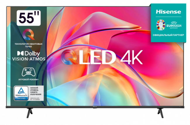 Телевизор ЖК 55'' Hisense Hisense 55E7KQ — для бизнеса и офиса Телевизор ЖК 55'' Hisense Hisense 55E7KQ — для бизнеса и офиса