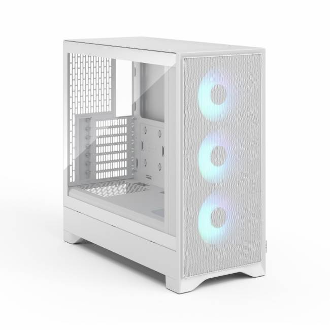 Корпус ПК без блока питания Fractal Design Pop 2 Air TG RGB White — для бизнеса и офиса Корпус ПК без блока питания Fractal Design Pop 2 Air TG RGB White — для бизнеса и офиса