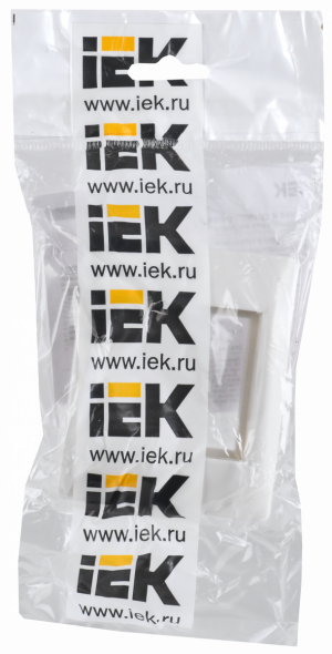 Рамка и суппорт универсальные на 2 модуля белые ITK CKK-40D-RU2-K01