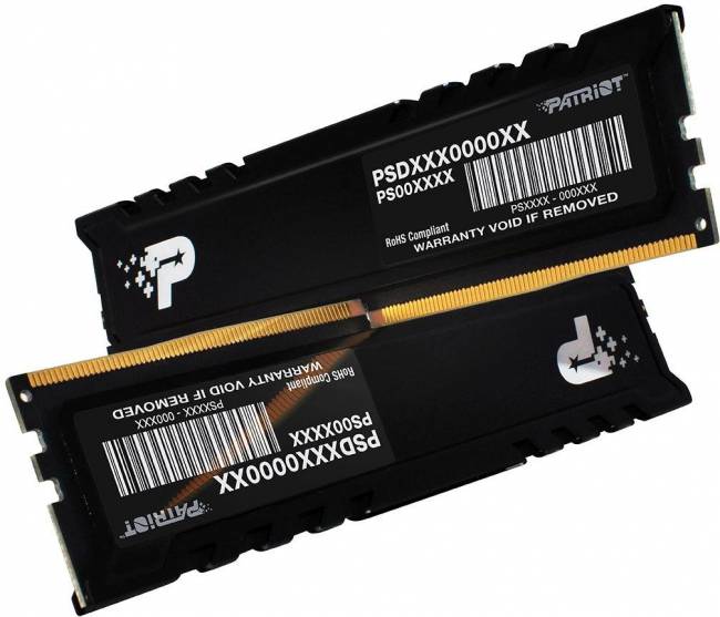 Память DDR5 2x8GB 4800MHz Patriot PSP516G4800KH1 — для бизнеса и офиса Память DDR5 2x8GB 4800MHz Patriot PSP516G4800KH1 — для бизнеса и офиса