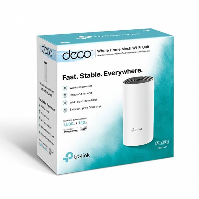 Точка доступа TP-Link Deco M4 V1 (1-pack) — для бизнеса и офиса Точка доступа TP-Link Deco M4 V1 (1-pack) — для бизнеса и офиса