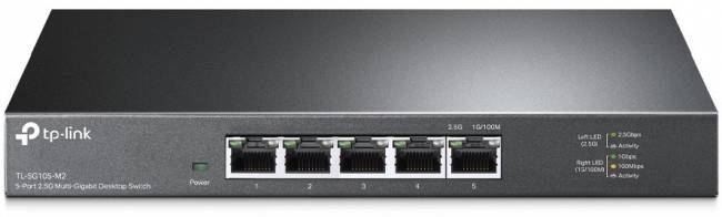 Коммутатор Коммутатор TP-Link TL-SG105-M2 — для бизнеса и офиса Коммутатор Коммутатор TP-Link TL-SG105-M2 — для бизнеса и офиса