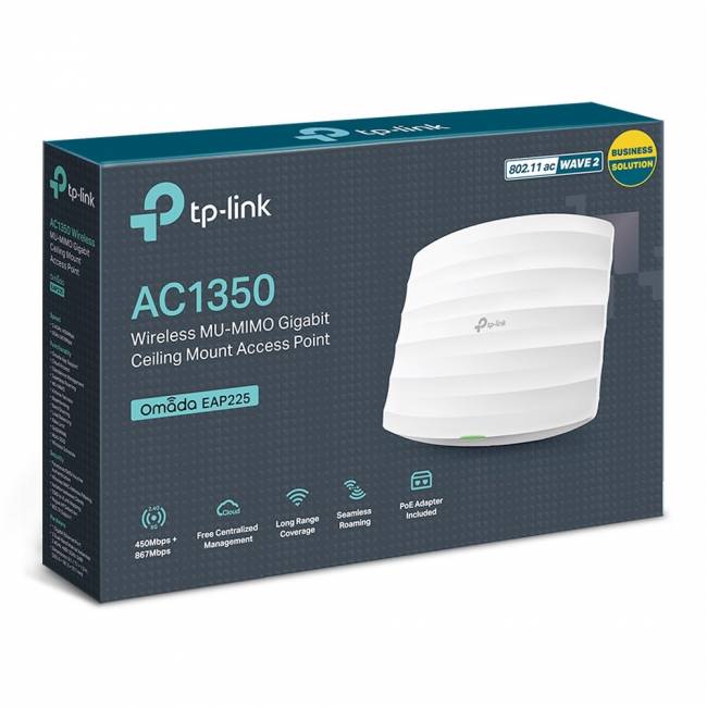 Точка доступа TP-Link EAP225 — для бизнеса и офиса Точка доступа TP-Link EAP225 — для бизнеса и офиса