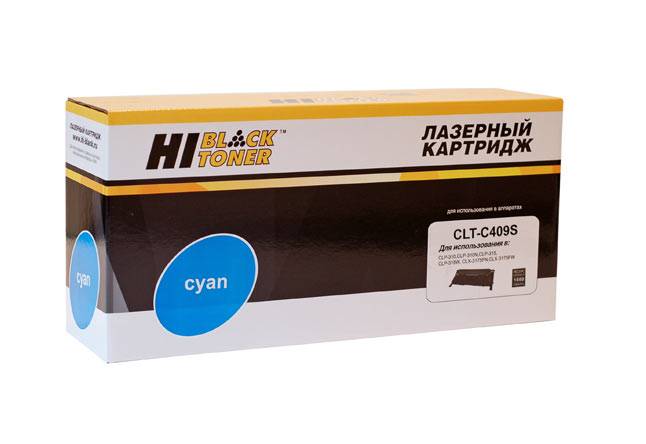 Тонер-картридж Hi-Black (HB-CLT-C409S) для Samsung CLP-310/315/CLX-3170fn/3175, C, 1K — для бизнеса и офиса Тонер-картридж Hi-Black (HB-CLT-C409S) для Samsung CLP-310/315/CLX-3170fn/3175, C, 1K — для бизнеса и офиса