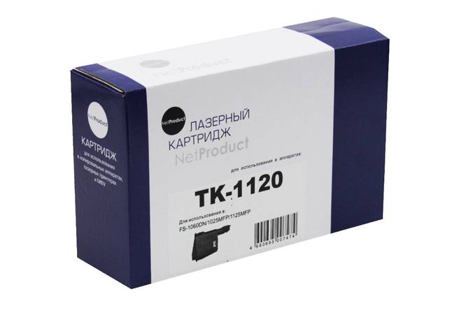 Тонер-картридж NetProduct (N-TK-1120) для Kyocera FS-1060DN/1025MFP/1125MFP, 3K — для бизнеса и офиса Тонер-картридж NetProduct (N-TK-1120) для Kyocera FS-1060DN/1025MFP/1125MFP, 3K — для бизнеса и офиса