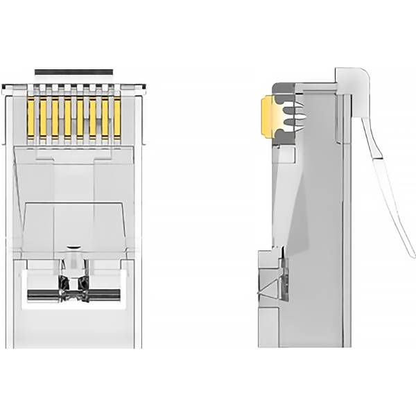 Коннектор Vention RJ45 (8p8c), UTP, cat. 6A, под витую пару (10шт.) Vention IDGR0-10 — для бизнеса и офиса Коннектор Vention RJ45 (8p8c), UTP, cat. 6A, под витую пару (10шт.) Vention IDGR0-10 — для бизнеса и офиса