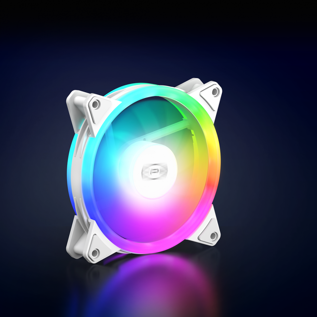 Кулер для корпуса PcCooler F3 T120 ARGB WH — для бизнеса и офиса