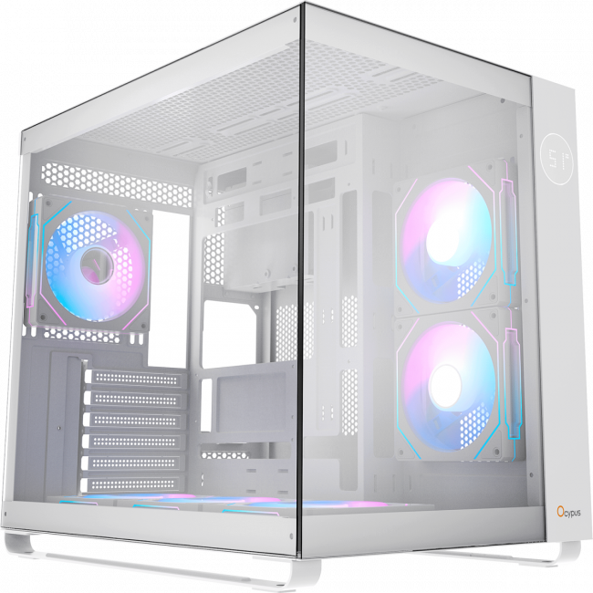Корпус ПК без блока питания Ocypus Iota-C70-WHD600XX-GL — для бизнеса и офиса Корпус ПК без блока питания Ocypus Iota-C70-WHD600XX-GL — для бизнеса и офиса