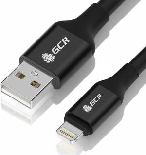 NEW GCR Кабель 0.9m Lightning для Iphone 5/6/7/8/X - поддержка всех IOS, MFI, GRADIEN, GCR-52229 Greenconnect USB 2.0 Type-AM - Lightning (m) 0.9м