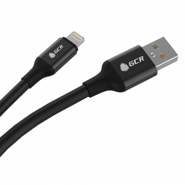 NEW GCR Кабель 0.9m Lightning для Iphone 5/6/7/8/X - поддержка всех IOS, MFI, GRADIEN, GCR-52229 Greenconnect USB 2.0 Type-AM - Lightning (m) 0.9м — для бизнеса и офиса