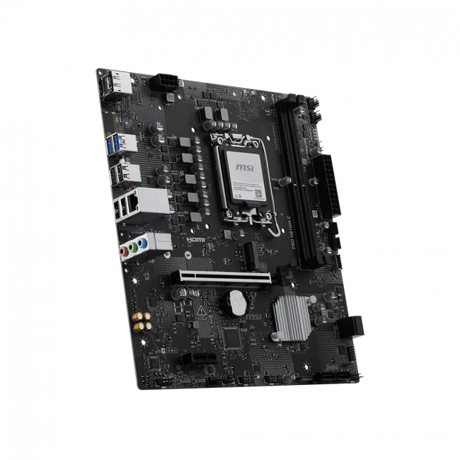 Материнская плата MSI PRO H810M-E — для бизнеса и офиса Материнская плата MSI PRO H810M-E — для бизнеса и офиса