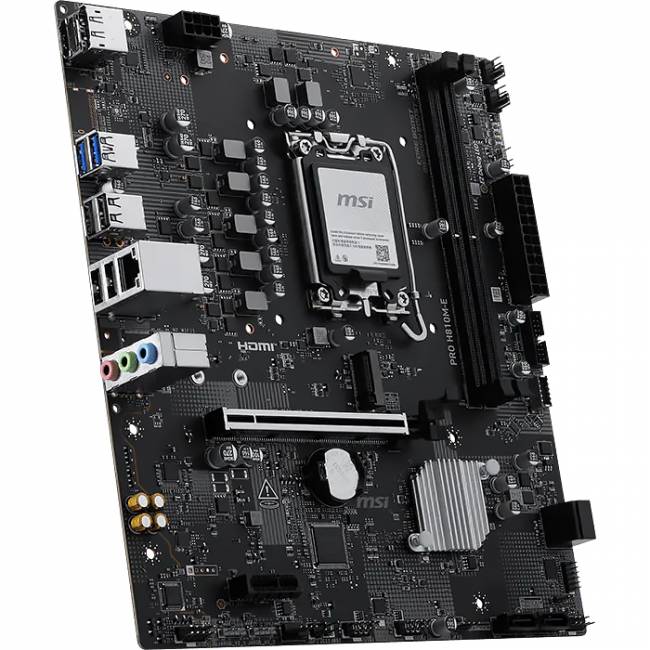Материнская плата MSI PRO H810M-E — для бизнеса и офиса Материнская плата MSI PRO H810M-E — для бизнеса и офиса