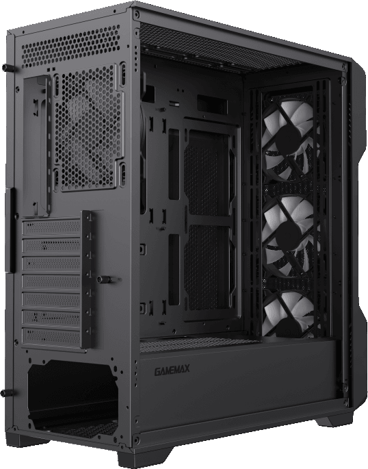 Компьютерный корпус E-ATX, без блока питания GameMax SIEGE BK — для бизнеса и офиса