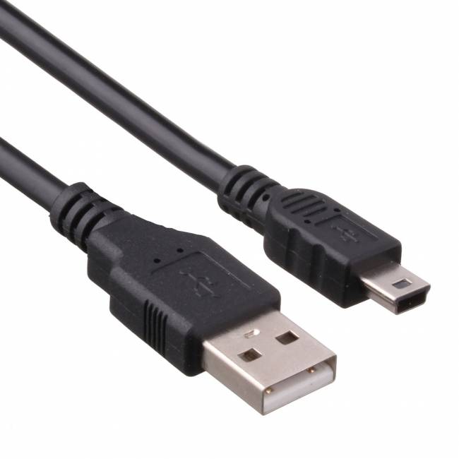 Кабель 2.5m USB AM/mini, черный, 4PH-R90119 4PH-R90119 — для бизнеса и офиса