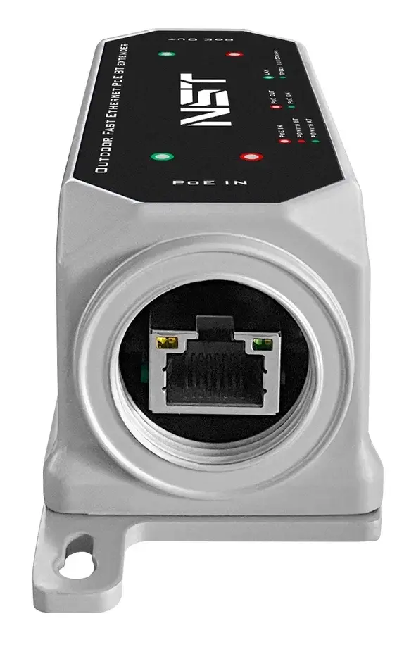 Уличный PoE удлинитель NST NS-EX-1FP/W — для бизнеса и офиса Уличный PoE удлинитель NST NS-EX-1FP/W — для бизнеса и офиса