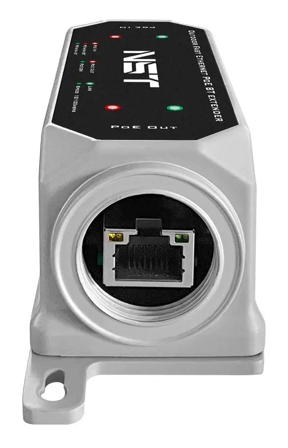 Уличный PoE удлинитель NST NS-EX-1FP/W — для бизнеса и офиса Уличный PoE удлинитель NST NS-EX-1FP/W — для бизнеса и офиса