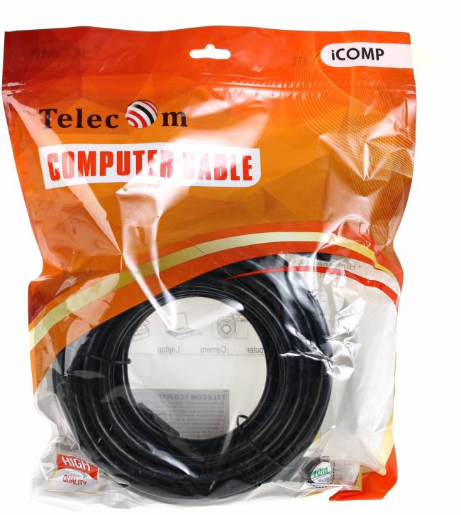 Кабель HDMI-19M --- HDMI-19M ver 2.0+3D/Ethernet,2 фильтра 10m Telecom <TCG200F-10M> Telecom HDMI (m) - HDMI (m) 10м — для бизнеса и офиса Кабель HDMI-19M --- HDMI-19M ver 2.0+3D/Ethernet,2 фильтра 10m Telecom <TCG200F-10M> Telecom HDMI (m) - HDMI (m) 10м — для бизнеса и офиса