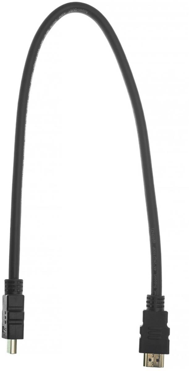 Кабель HDMI 19M/M ver 2.0, 0.5М  Aopen <ACG711-0.5M> AOpen HDMI (m) - HDMI (m) 0.5м — для бизнеса и офиса