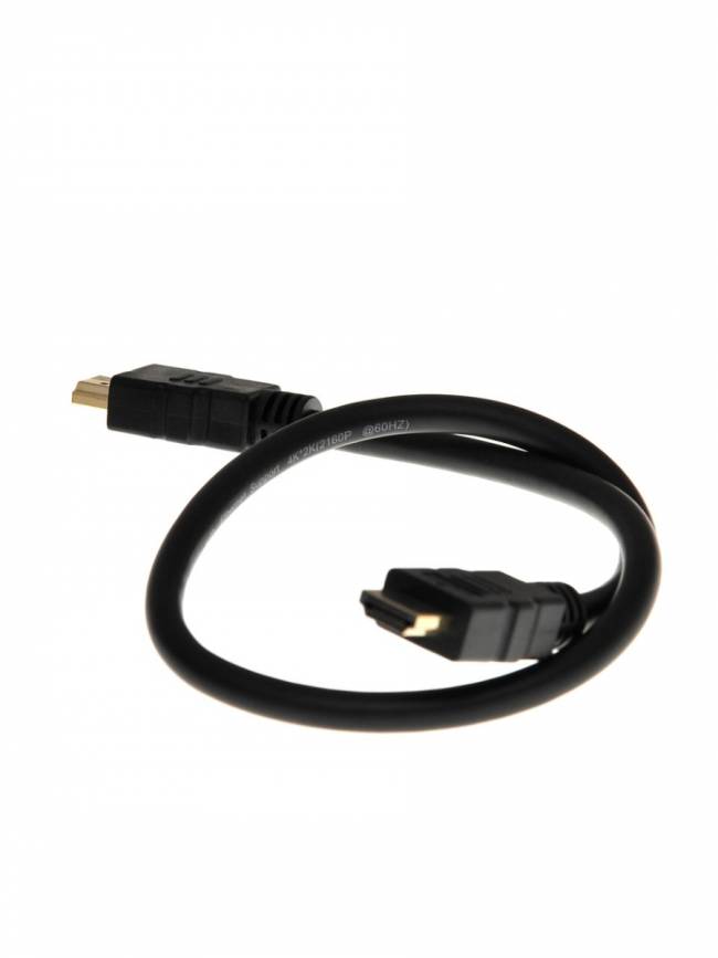 Кабель HDMI 19M/M ver 2.0, 0.5М  Aopen <ACG711-0.5M> AOpen HDMI (m) - HDMI (m) 0.5м — для бизнеса и офиса