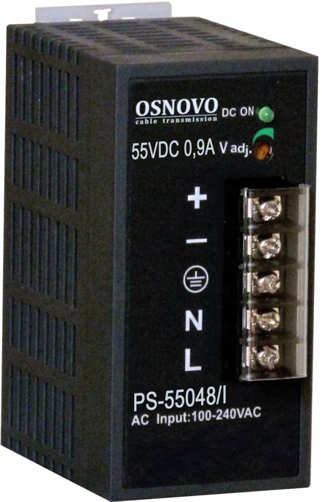 Блок питания OSNOVO PS-55048/I — для бизнеса и офиса Блок питания OSNOVO PS-55048/I — для бизнеса и офиса
