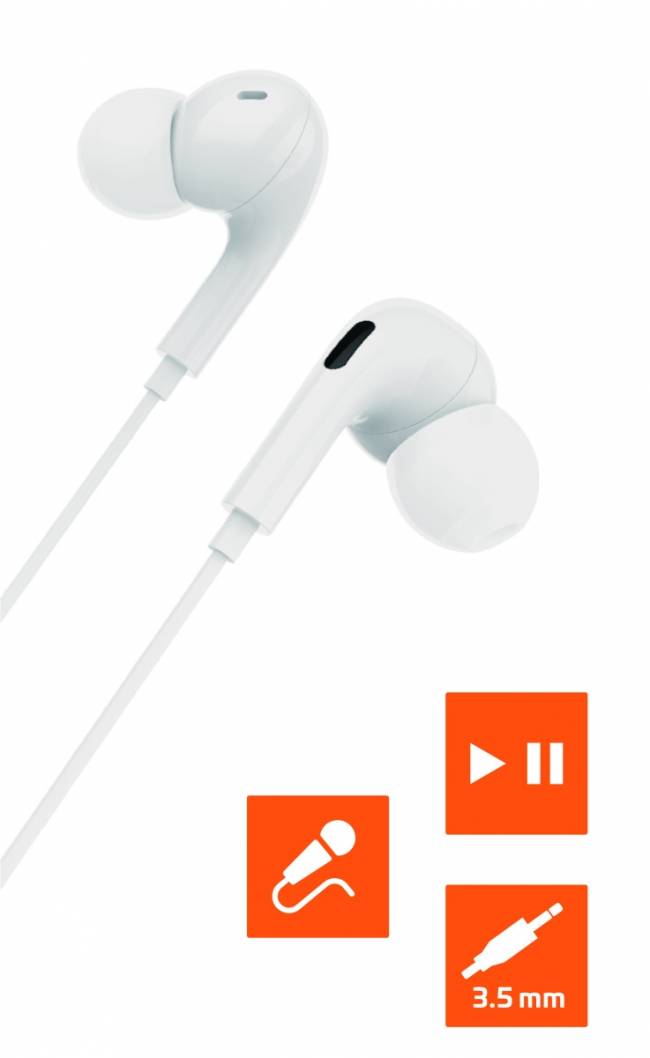 Наушники внутриканальные GoPower GPHP06 белый GoPower GPHP06 — для бизнеса и офиса