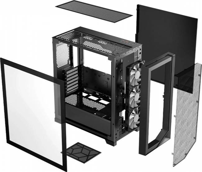 Корпус PcCooler C3D510-BKP0-GL — для бизнеса и офиса Корпус PcCooler C3D510-BKP0-GL — для бизнеса и офиса