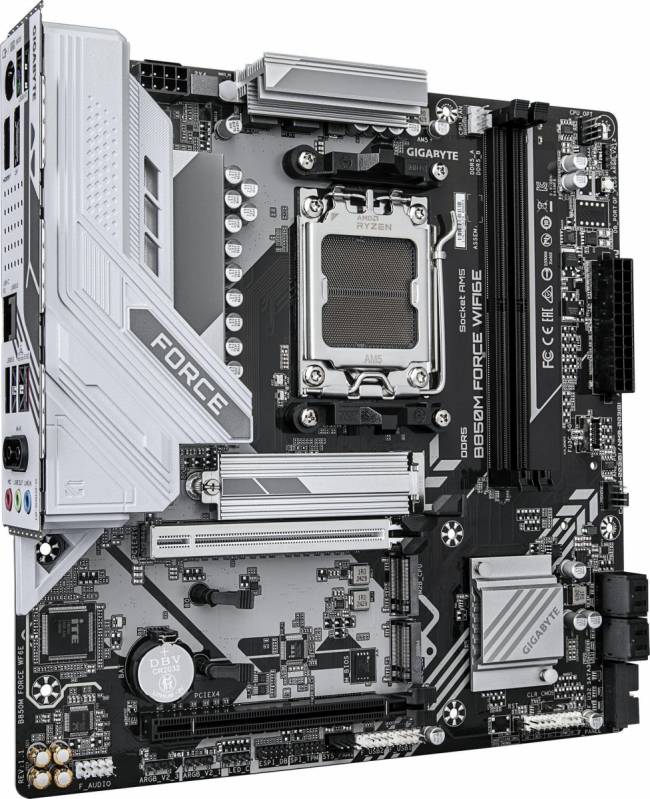 Материнская плата Gigabyte B850M FORCE WF6E — для бизнеса и офиса Материнская плата Gigabyte B850M FORCE WF6E — для бизнеса и офиса