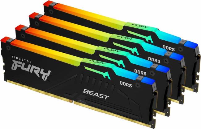 Память DDR5 4x32GB 5600MHz Kingston KF556C40BBAK4-128 — для бизнеса и офиса Память DDR5 4x32GB 5600MHz Kingston KF556C40BBAK4-128 — для бизнеса и офиса