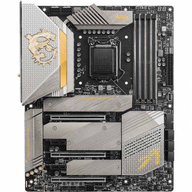 Материнская плата MSI MEG Z590 ACE GOLD EDITION — для бизнеса и офиса Материнская плата MSI MEG Z590 ACE GOLD EDITION — для бизнеса и офиса