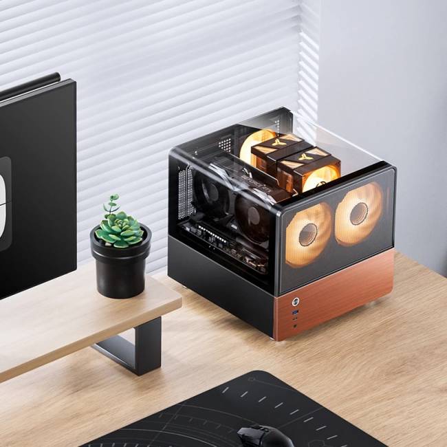Корпус без блока питания JONSBO V12 Black — для бизнеса и офиса Корпус без блока питания JONSBO V12 Black — для бизнеса и офиса