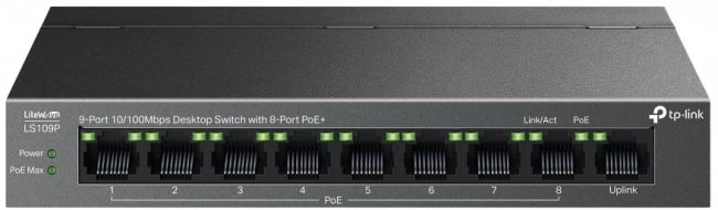 Коммутатор TP-Link LS109P — для бизнеса и офиса