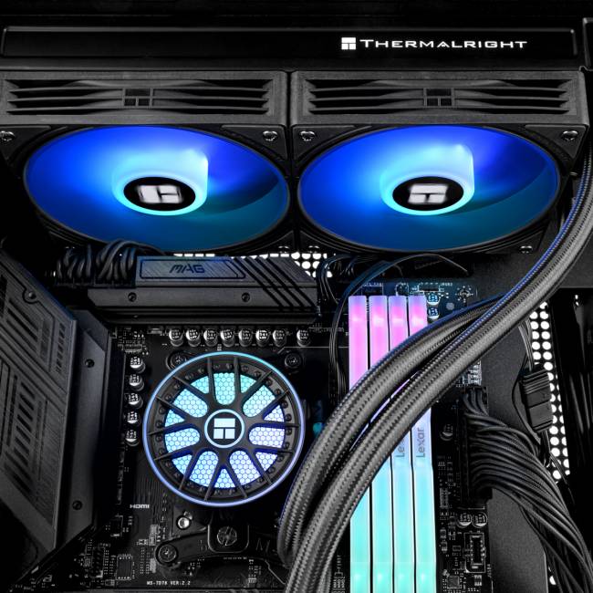 Система жидкостного охлаждения Thermalright Aqua Elite 240 V6 Black — для бизнеса и офиса