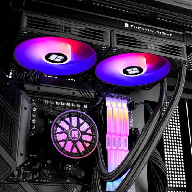Система жидкостного охлаждения Thermalright Aqua Elite 240 V6 Black — для бизнеса и офиса
