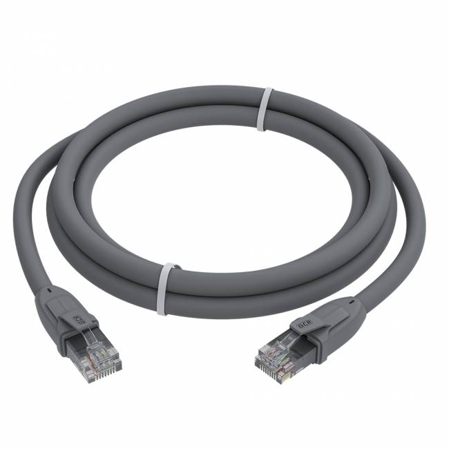 GCR Патч-корд прямой 7.5m UTP кат.6, серый, 24 AWG, ethernet high speed, RJ45, T568B, GCR-52596 Greenconnect RJ45(m) - RJ45(m) Cat.6 UTP 7.5м серый — для бизнеса и офиса GCR Патч-корд прямой 7.5m UTP кат.6, серый, 24 AWG, ethernet high speed, RJ45, T568B, GCR-52596 Greenconnect RJ45(m) - RJ45(m) Cat.6 UTP 7.5м серый — для бизнеса и офиса
