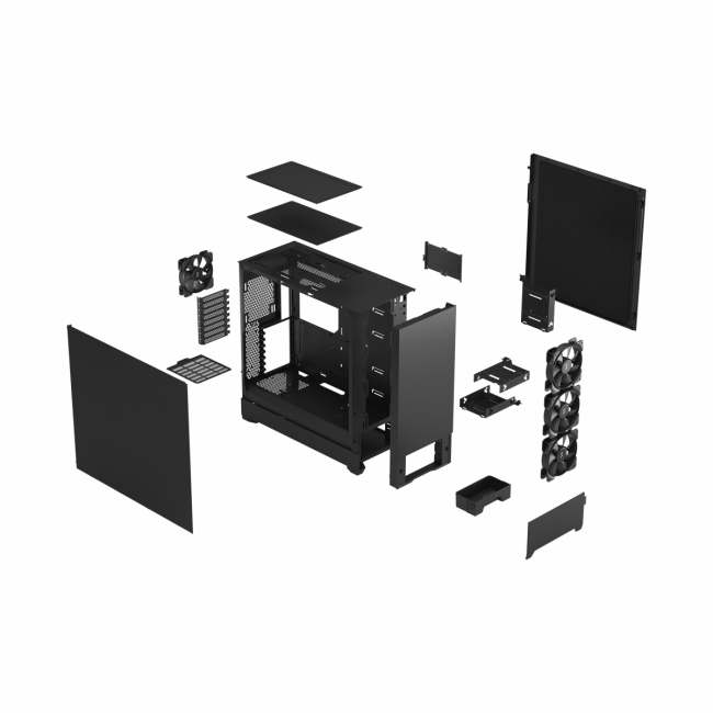 Корпус ПК без блока питания Fractal FD-C-POS1X-01 — для бизнеса и офиса