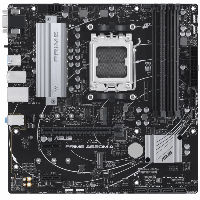 Материнская плата Asus PRIME A620M-A-CSM (90MB1F10-M0EAYC) — для бизнеса и офиса